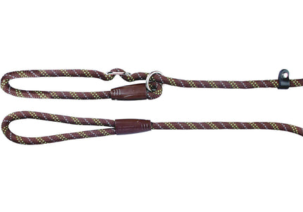 Flamingo Streetlife Anti-Pull Leash – Adjustable Dark Brown Clamping Lead, 170cm Durable Design