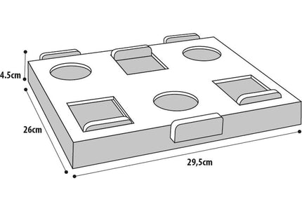 Flamingo Braintrain Diana Interactive Puzzle Toy – Durable Educational Enrichment Game