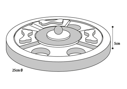 Flamingo Braintrain Hera Interactive Dog Toy – Durable Educational Puzzle for Mental Stimulation