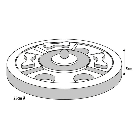 Flamingo Braintrain Hera Interactive Dog Toy – Durable Educational Puzzle for Mental Stimulation
