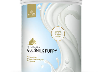 Pokusa BreedingLine GoldMilk Puppy – Complete Milk Replacer Powder, DHA-Enriched, 1kg