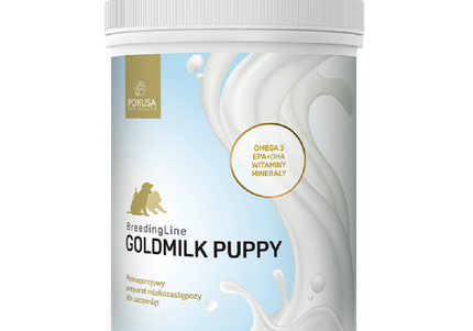 Pokusa BreedingLine GoldMilk Puppy – Complete Milk Replacer Powder, DHA-Enriched, 500g