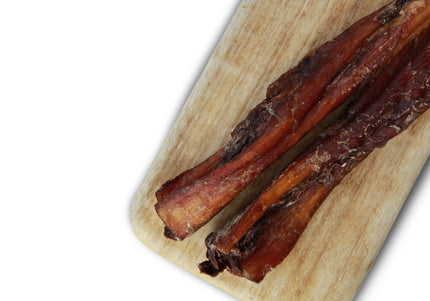 Escapure Hirsch Nackensehnen 450g – Natural Smoked Deer Neck Tendons, Protein-Rich Dog Treats