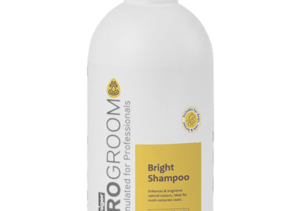ProGroom Bright Shampoo 500ml – Color-Enhancing 1:6 Concentrate, Intensifies Coat Shine