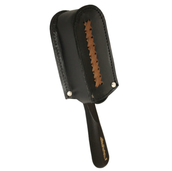 Chris Christensen Oblong Brush Cover 20mm – Genuine Leather Protective Case, Durable Design