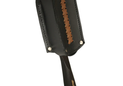 Chris Christensen Oblong Brush Cover 27mm – Leather Protective Case, Durable Design