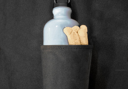 Kurgo Backseat Barrier Car Organizer – Durable Divider with Storage Pockets and Mesh Window