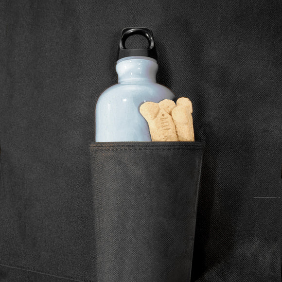 Kurgo Backseat Barrier Car Organizer – Durable Divider with Storage Pockets and Mesh Window