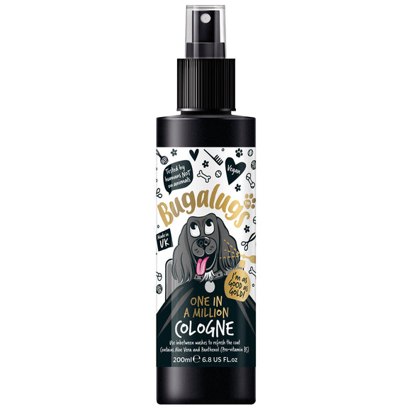 Bugalugs One in a Million Cologne – Perfumed Refreshing Spray, Long-Lasting Scent, 200ml
