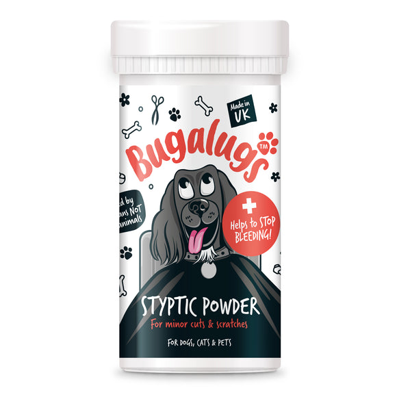 Bugalugs Styptic Powder 50g – Fast-Acting Bleeding Control Formula, Safe for All Pets