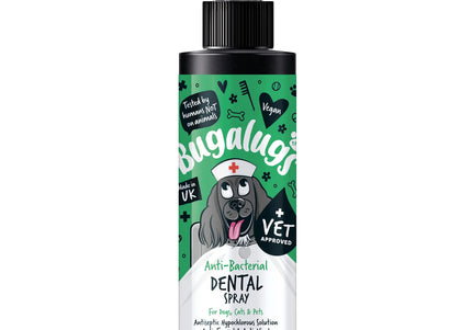 Bugalugs Anti-Bacterial Dental Spray 200ml – Oral Hygiene Formula, Fast-Acting Fresh Breath Solution