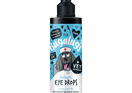 Bugalugs Antiseptic Eye Drops 200ml – Gentle Cleansing Formula with Soothing Action