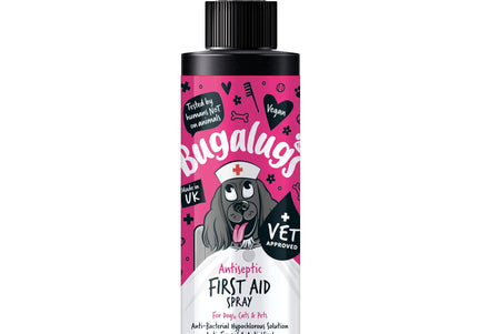Bugalugs Antiseptic First Aid Spray 200ml – Fast-Acting Skin Relief and Cleansing Formula