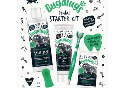Bugalugs Dental Starter Kit – Complete Oral Hygiene Set with Toothbrush and Toothpaste