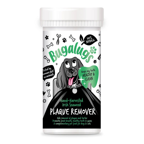 Bugalugs Plaque Remover Algae Powder – Natural Oral Care, 70g, Supports Healthy Teeth