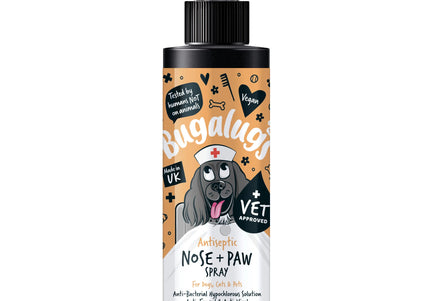 Bugalugs Antiseptic Nose and Paw Spray 200ml – Gentle Fast-Acting Formula for Sensitive Skin