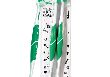 Bugalugs Double Ended Dental Brushes – Dual-Sided Toothbrush Set, 2 Pieces, Gentle Cleaning