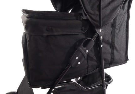 Flamingo Buggy Anda Black – Comfortable Lightweight Foldable Stroller with Smooth Rolling Wheels