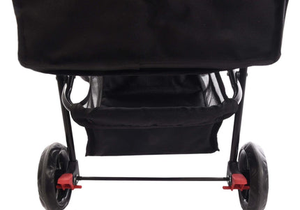 Flamingo Buggy Anda Black – Comfortable Lightweight Foldable Stroller with Smooth Rolling Wheels