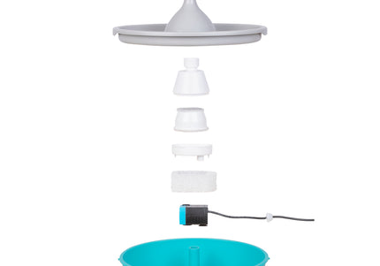 PetSafe Drinkwell Butterfly Water Fountain 1.5L – Quiet Flow Design with Decorative Top