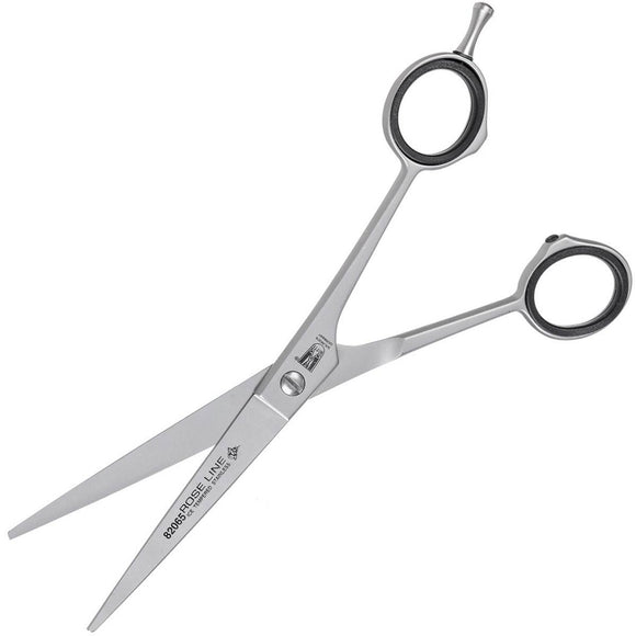 Witte Rose Line 6.5" Straight Grooming Scissors – Micro-Bevel Edge, Precision Cutting