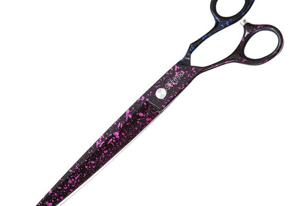 Groom Professional Sirius Left Curved Scissors 8.5in – Precision 21.5cm Blade, Ergonomic Design