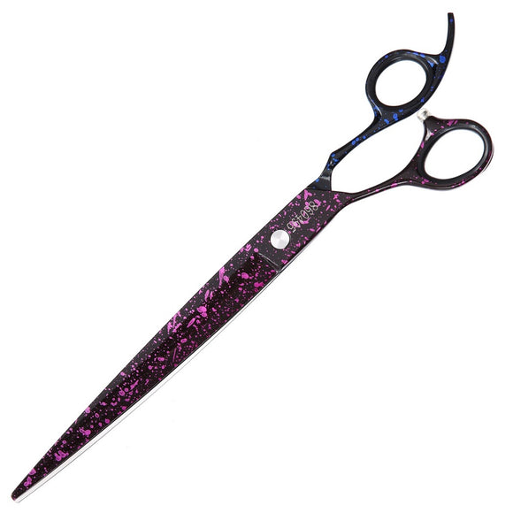 Groom Professional Sirius Left Curved Scissors 8.5in – Precision 21.5cm Blade, Ergonomic Design