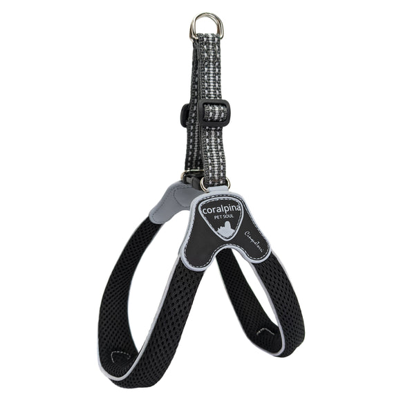 Coralpina Cinquetorri Mesh Harness – Lightweight Breathable Design, Dark Black, Size 3