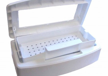 Sterilization Container – Durable Cleaning Box with Removable Tray for Grooming Tools and Blades