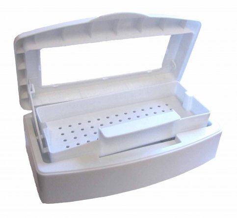 Sterilization Container – Durable Cleaning Box with Removable Tray for Grooming Tools and Blades