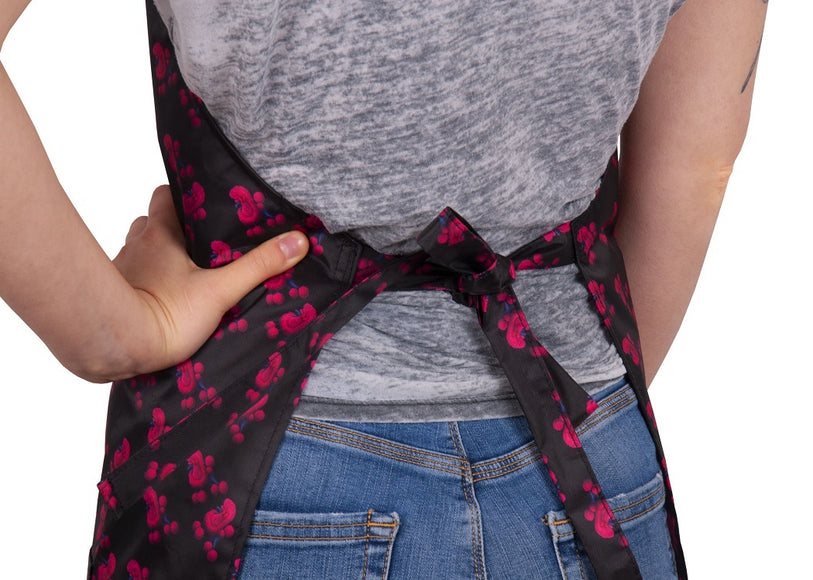 Tikima Waterproof Poodle Grooming Apron – Durable Water-Resistant Design with Fun Poodle Print