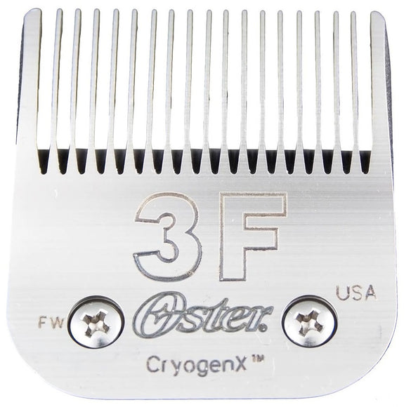 Oster Cryogen-X No. 3F Blade – 13mm Stainless Steel, Durable Precision Cutting