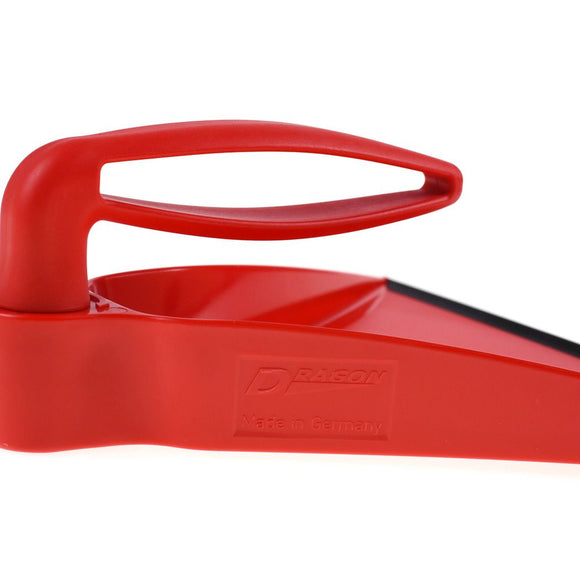 V7 Ypsilon Dustpan – Red, Ergonomic Design for Effortless Hair and Dirt Collection