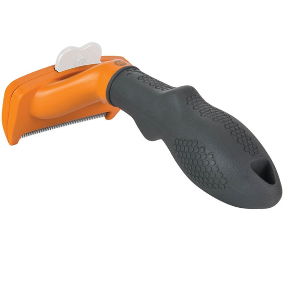 FURminator Short Hair Deshedding Tool – Medium Size, Ergonomic Grip, Reduces Shedding