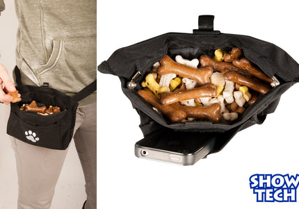 Show Tech Nylon Treat Pouch – Durable Snack Holder with Secure Closure