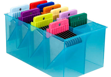 Oster Stainless Steel Clipper Guard Set – 10 Precision Spacers with Storage Case