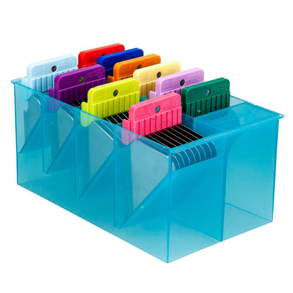 Oster Stainless Steel Clipper Guard Set – 10 Precision Spacers with Storage Case