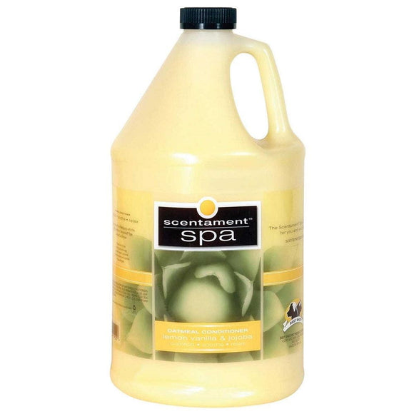 Best Shot Scentament Spa Oatmeal Conditioner Lemon Vanilla – Hypoallergenic, Gentle Formula, 3.8L