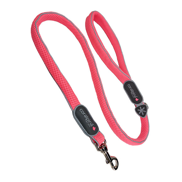 Coralpina Cinquetorri Mesh Leash – Lightweight Neon Pink Fluo, Breathable and Durable Design