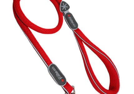 Coralpina Cinquetorri Leash Red – Lightweight Mesh Lead, Breathable and Durable Design