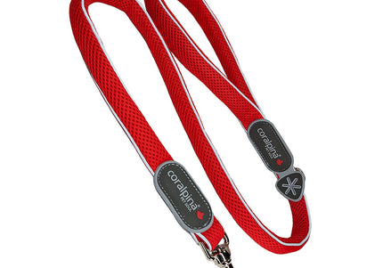 Coralpina Cinquetorri Leash Red – Lightweight Mesh Lead, Breathable and Durable Design