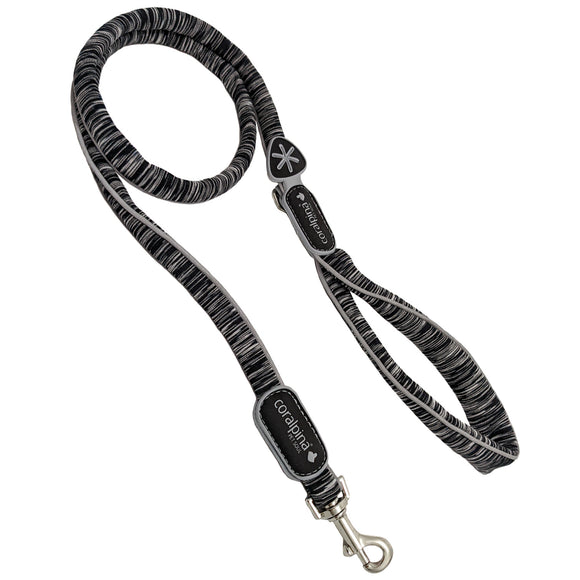 Coralpina Powermix Leash Size 1-3 – Lightweight Sports Lead, Adjustable, Black Design