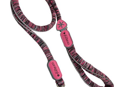 Coralpina Powermix Leash Size 1-3 – Lightweight Sports Lead, Adjustable, Black Design