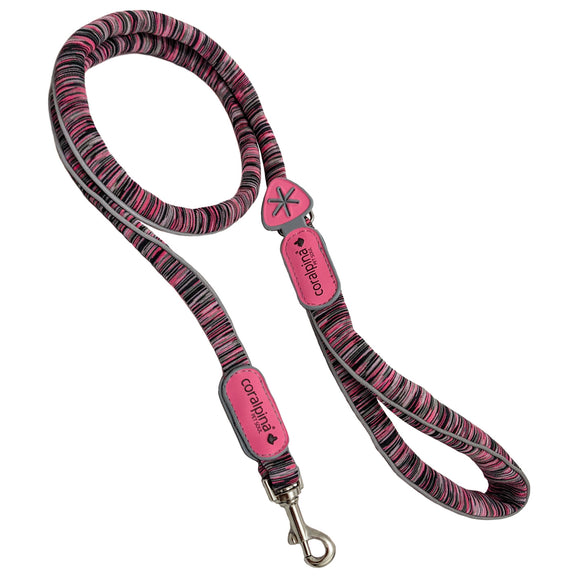 Coralpina Powermix Leash Size 1-3 – Lightweight Sports Lead, Adjustable, Black Design