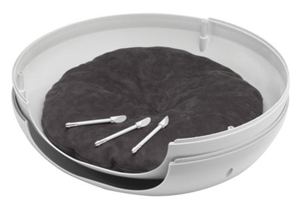 Record Ciambella XXS Modern Cat Bed – Plastic Donut-Shaped Booth, 49x49x27cm