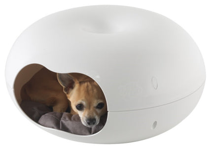 Record Ciambella XXS Modern Cat Bed – Plastic Donut-Shaped Booth, 49x49x27cm