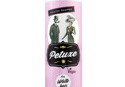 Petuxe White Hair Shampoo – Vegan Formula for White and Light Coats, 500ml