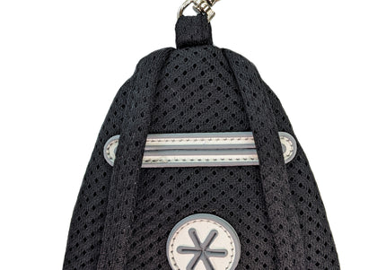 Coralpina Zainello Powermix Waste Bag – Lightweight Black Dispenser with Durable Dog Waste Bags