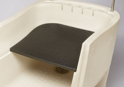 Blovi Large Stationary Grooming Bathtub – Ecru, Spacious and Durable Design
