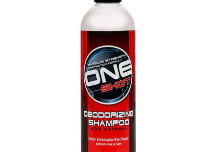 One Shot Deodorizing De-Skunk Shampoo – Professional Concentrate, Strong Odor Removal, 473ml